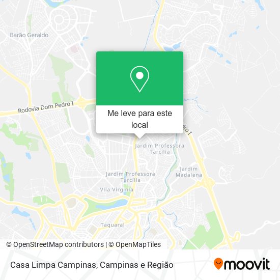 Casa Limpa Campinas mapa