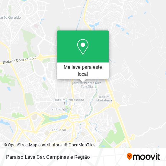 Paraiso Lava Car mapa