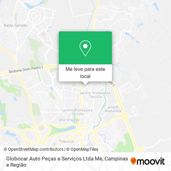 Globocar Auto Peças e Serviços Ltda Me mapa