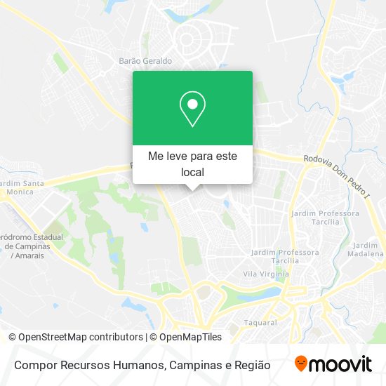 Compor Recursos Humanos mapa