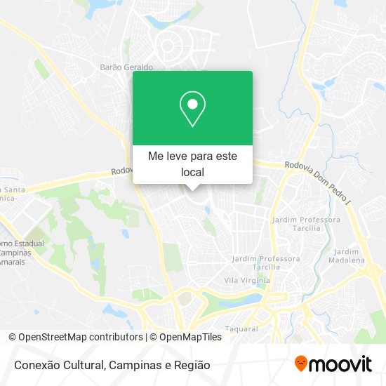 Conexão Cultural mapa