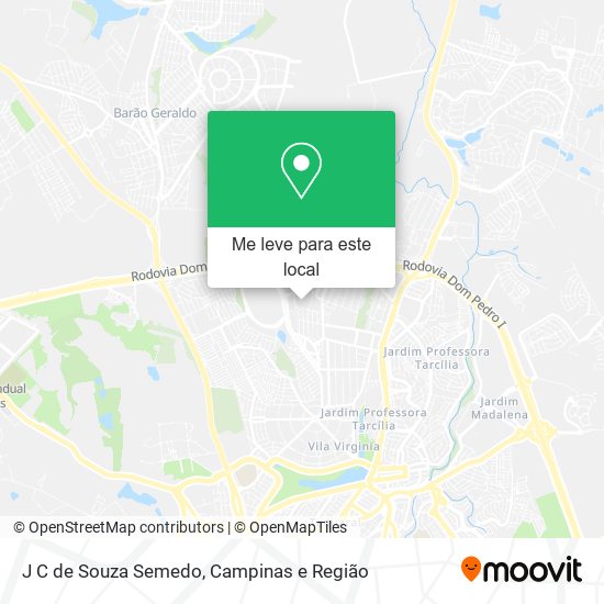 J C de Souza Semedo mapa
