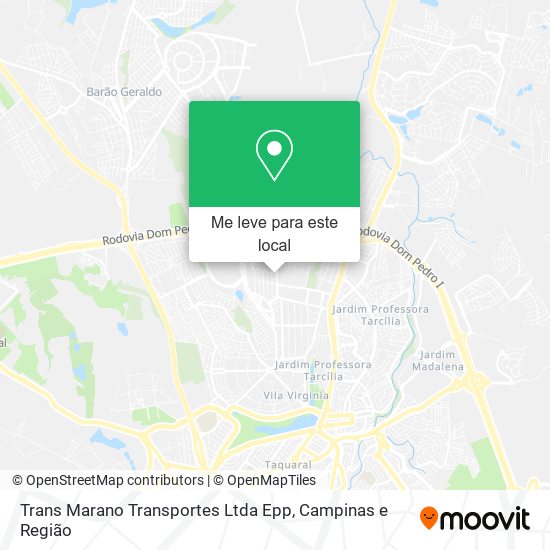 Trans Marano Transportes Ltda Epp mapa