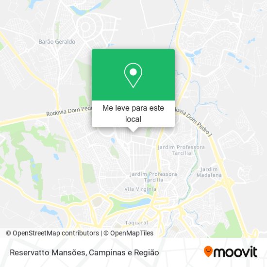 Reservatto Mansões mapa