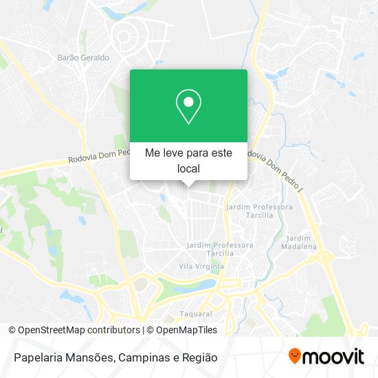 Papelaria Mansões mapa