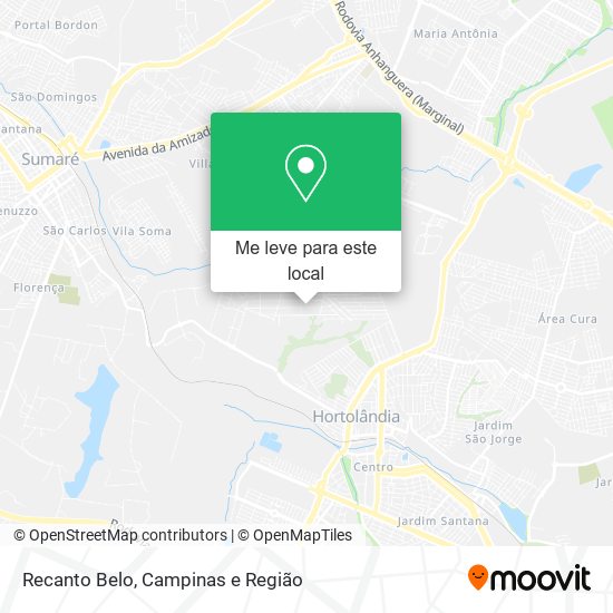 Recanto Belo mapa