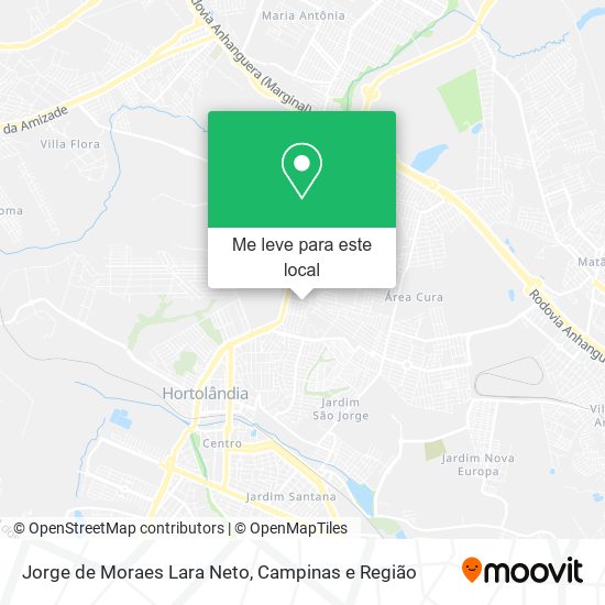 Jorge de Moraes Lara Neto mapa