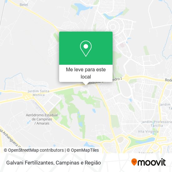 Galvani Fertilizantes mapa