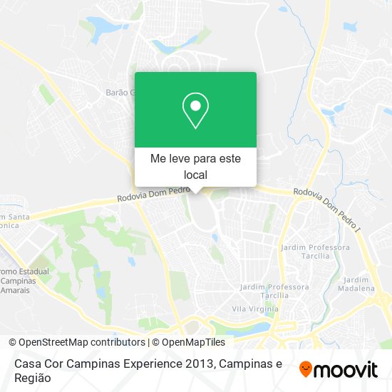 Casa Cor Campinas Experience 2013 mapa