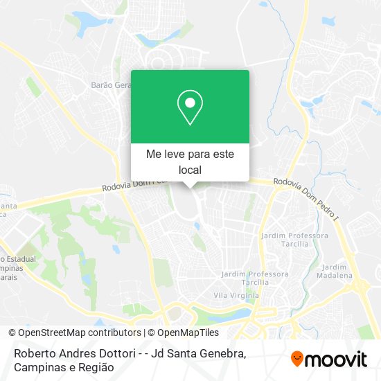 Roberto Andres Dottori - - Jd Santa Genebra mapa
