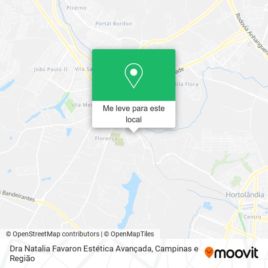 Dra Natalia Favaron Estética Avançada mapa