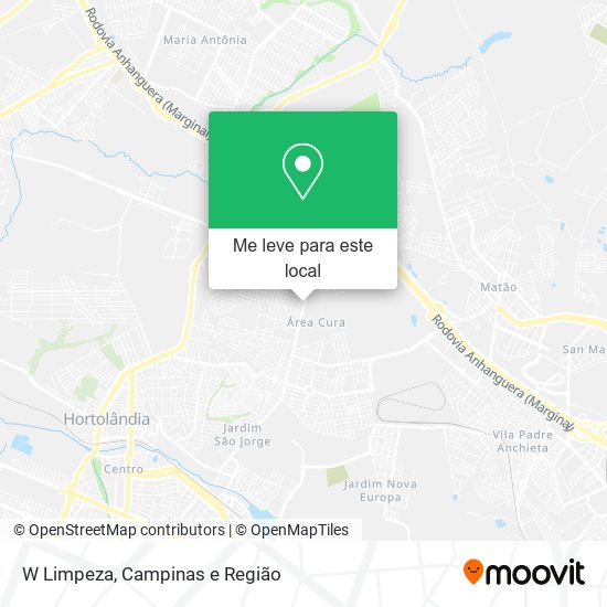 W Limpeza mapa