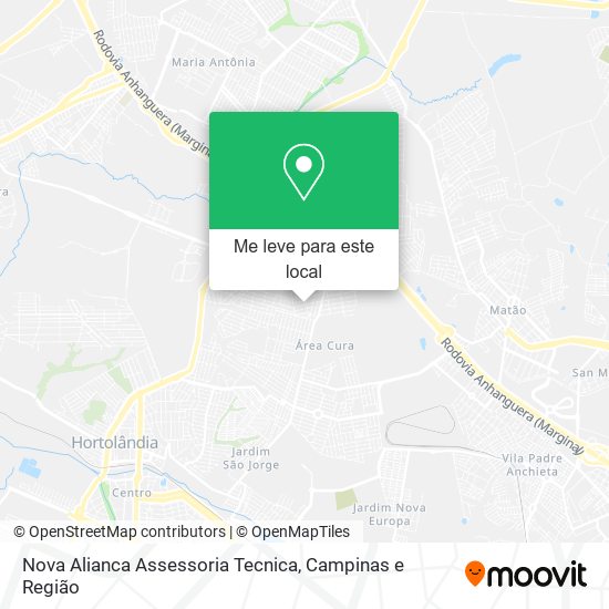 Nova Alianca Assessoria Tecnica mapa