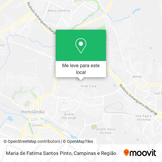 Maria de Fatima Santos Pinto mapa