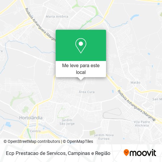 Ecp Prestacao de Servicos mapa