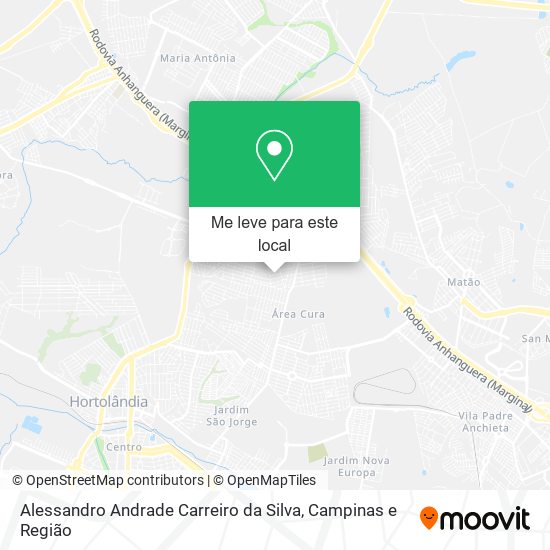 Alessandro Andrade Carreiro da Silva mapa