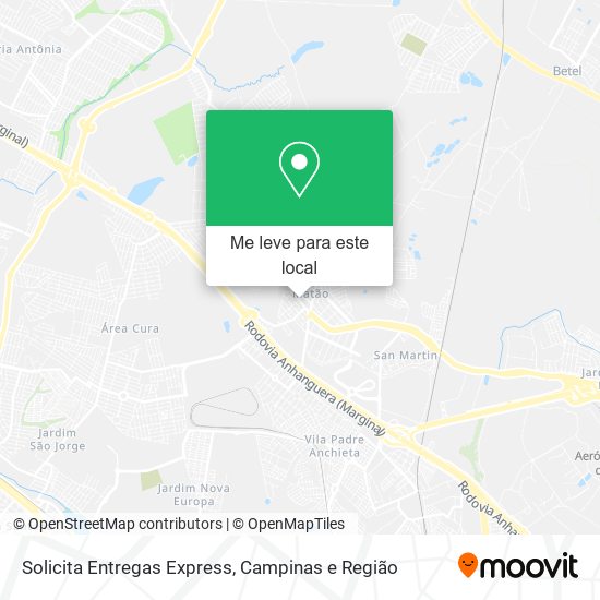 Solicita Entregas Express mapa