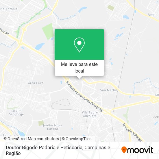 Doutor Bigode Padaria e Petiscaria mapa