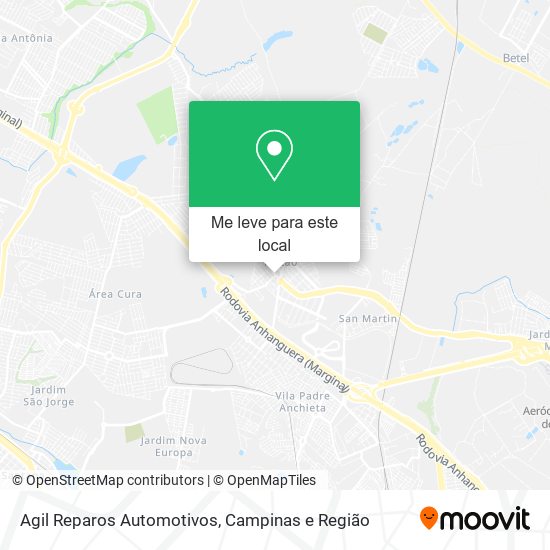 Agil Reparos Automotivos mapa