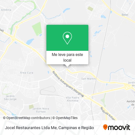 Jocel Restaurantes Ltda Me mapa