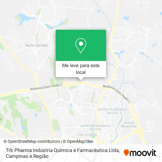 Trb Pharma Indústria Química e Farmacêutica Ltda mapa