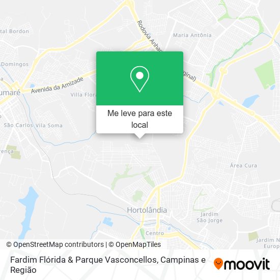 Fardim Flórida & Parque Vasconcellos mapa