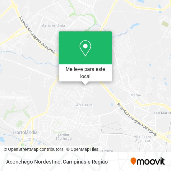 Aconchego Nordestino mapa