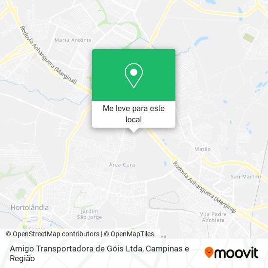 Amigo Transportadora de Góis Ltda mapa