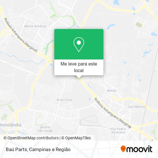 Baú Parts mapa