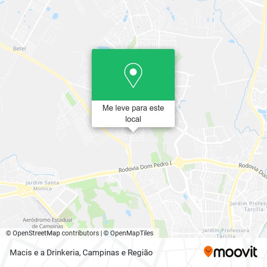 Macis e a Drinkeria mapa