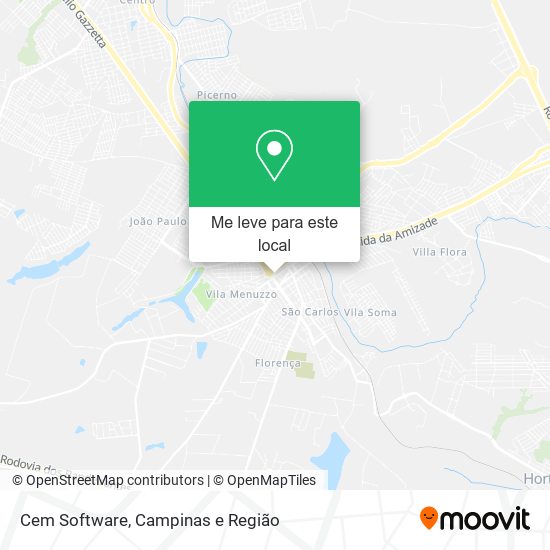 Cem Software mapa