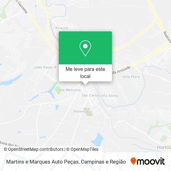 Martins e Marques Auto Peças mapa