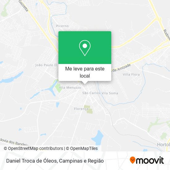 Daniel Troca de Óleos mapa