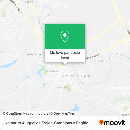 Kamarim Aluguel de Trajes mapa