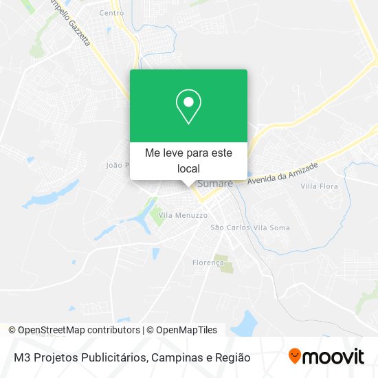 M3 Projetos Publicitários mapa