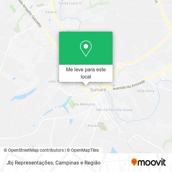 Jbj Representações mapa