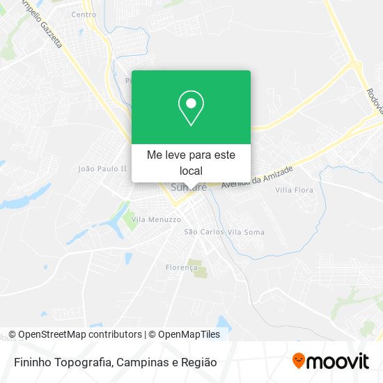 Fininho Topografia mapa