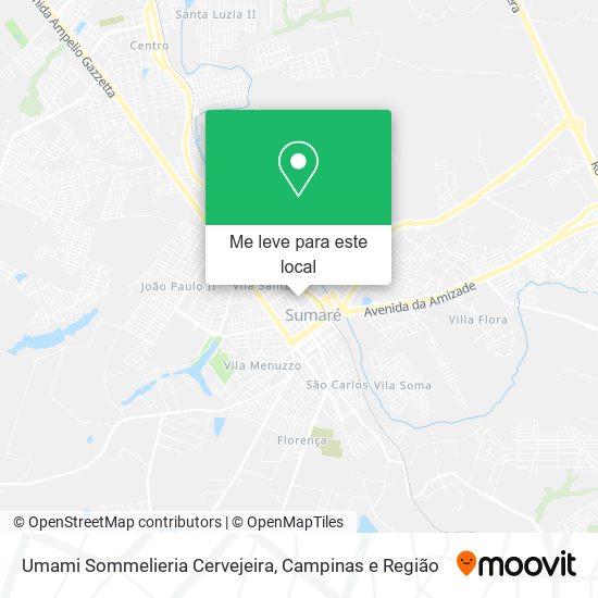 Umami Sommelieria Cervejeira mapa
