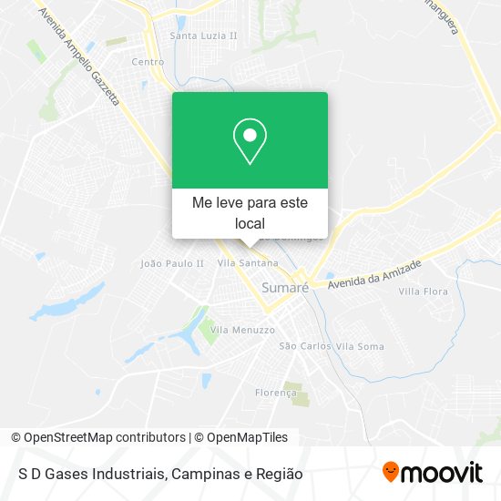 S D Gases Industriais mapa