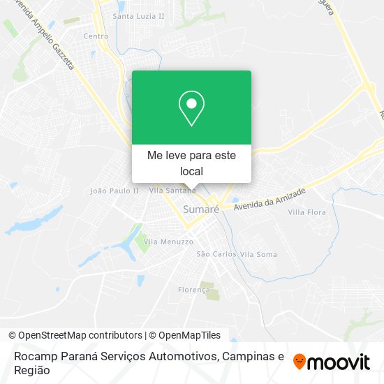 Rocamp Paraná Serviços Automotivos mapa