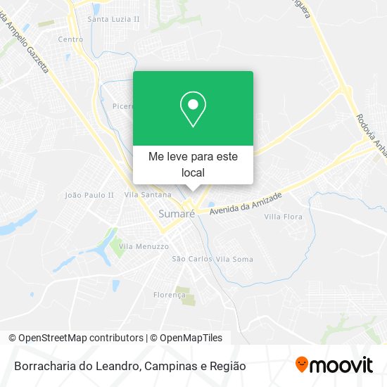 Borracharia do Leandro mapa