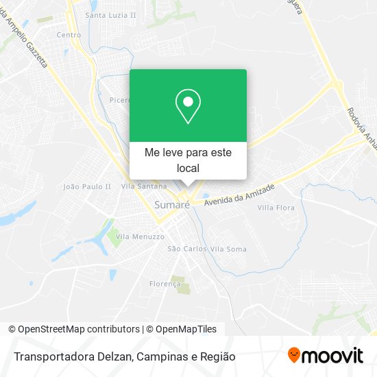 Transportadora Delzan mapa