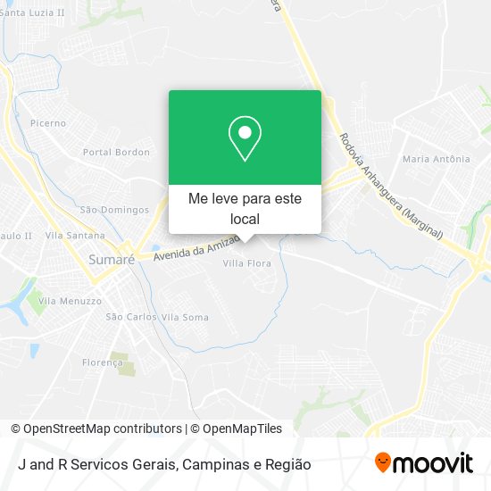 J and R Servicos Gerais mapa