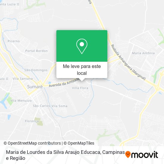 Maria de Lourdes da Silva Araujo Educaca mapa