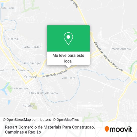 Repart Comercio de Materiais Para Construcao mapa