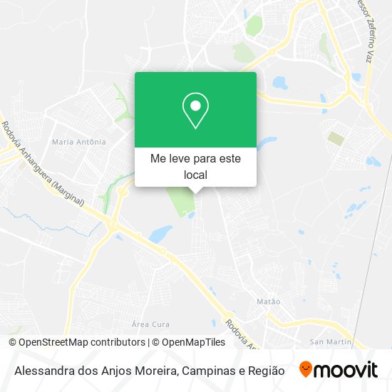 Alessandra dos Anjos Moreira mapa