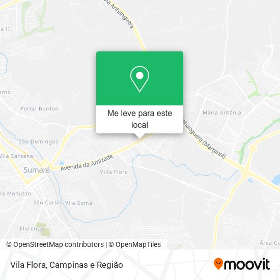 Vila Flora mapa