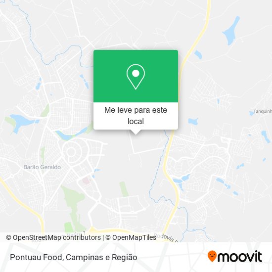 Pontuau Food mapa