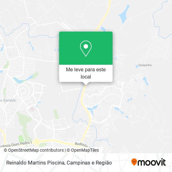 Reinaldo Martins Piscina mapa