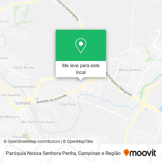 Paróquia Nossa Senhora Penha mapa